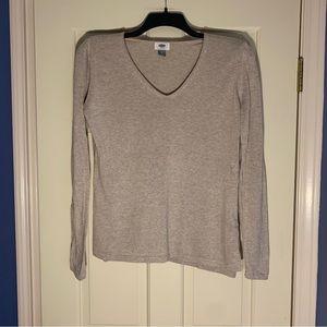 OLD NAVY FITTED OATMEAL SWEATER